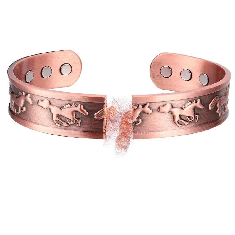 MESA HOME Pure Copper Magnetic Bracelet Cuff for Men and Women, Made from 99.9% Pure Copper. - Emesa Home