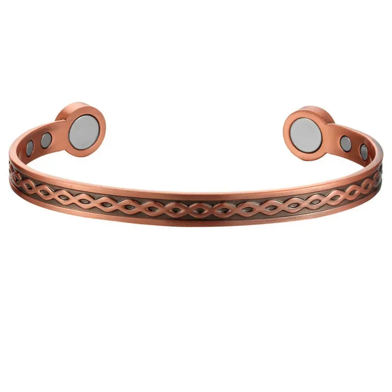 MESA HOME Pure Copper Magnetic Bracelet Cuff for Men and Women, Made from 99.9% Pure Copper. - Emesa Home