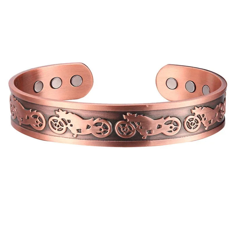 MESA HOME Pure Copper Magnetic Bracelet Cuff for Men and Women, Made from 99.9% Pure Copper. - Emesa Home