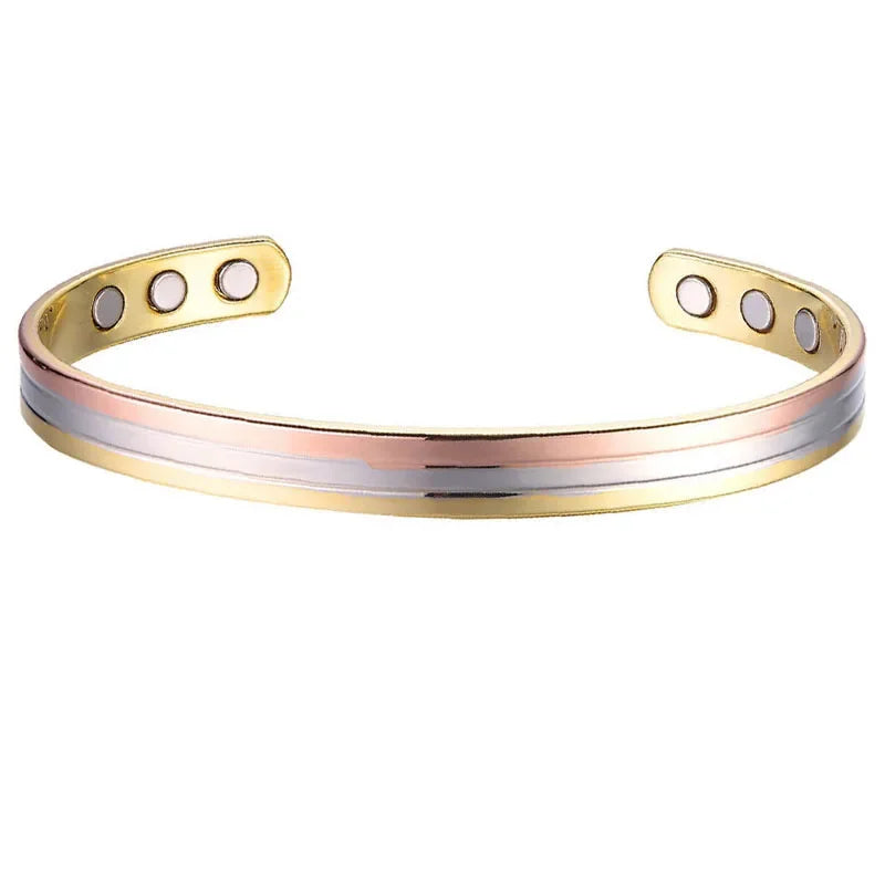 MESA HOME Pure Copper Magnetic Bracelet Cuff for Men and Women, Made from 99.9% Pure Copper. - Emesa Home