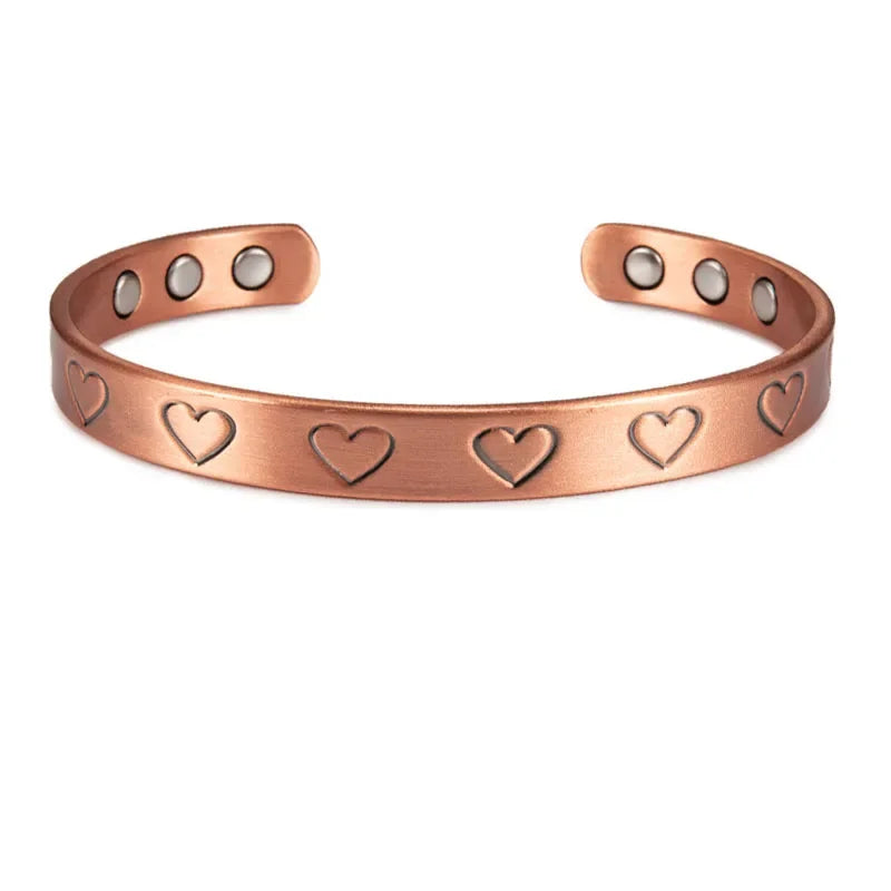 MESA HOME Pure Copper Magnetic Bracelet Cuff for Men and Women, Made from 99.9% Pure Copper. - Emesa Home