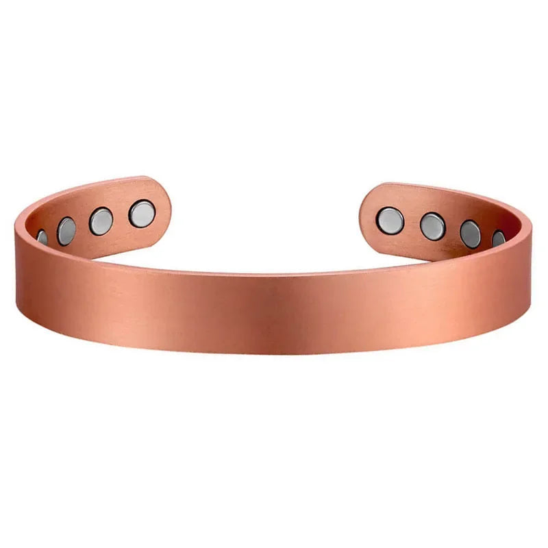 MESA HOME Pure Copper Magnetic Bracelet Cuff for Men and Women, Made from 99.9% Pure Copper. - Emesa Home