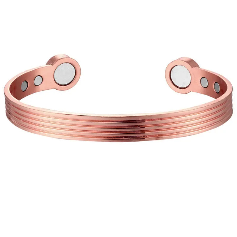 MESA HOME Pure Copper Magnetic Bracelet Cuff for Men and Women, Made from 99.9% Pure Copper. - Emesa Home