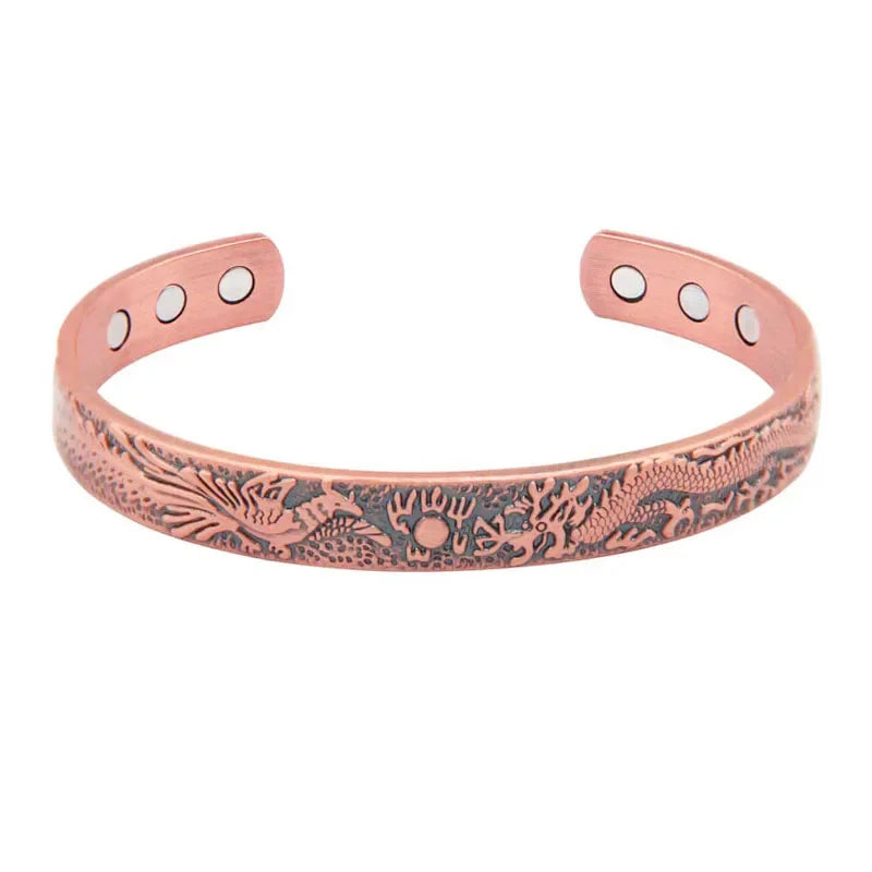 MESA HOME Pure Copper Magnetic Bracelet Cuff for Men and Women, Made from 99.9% Pure Copper. - Emesa Home