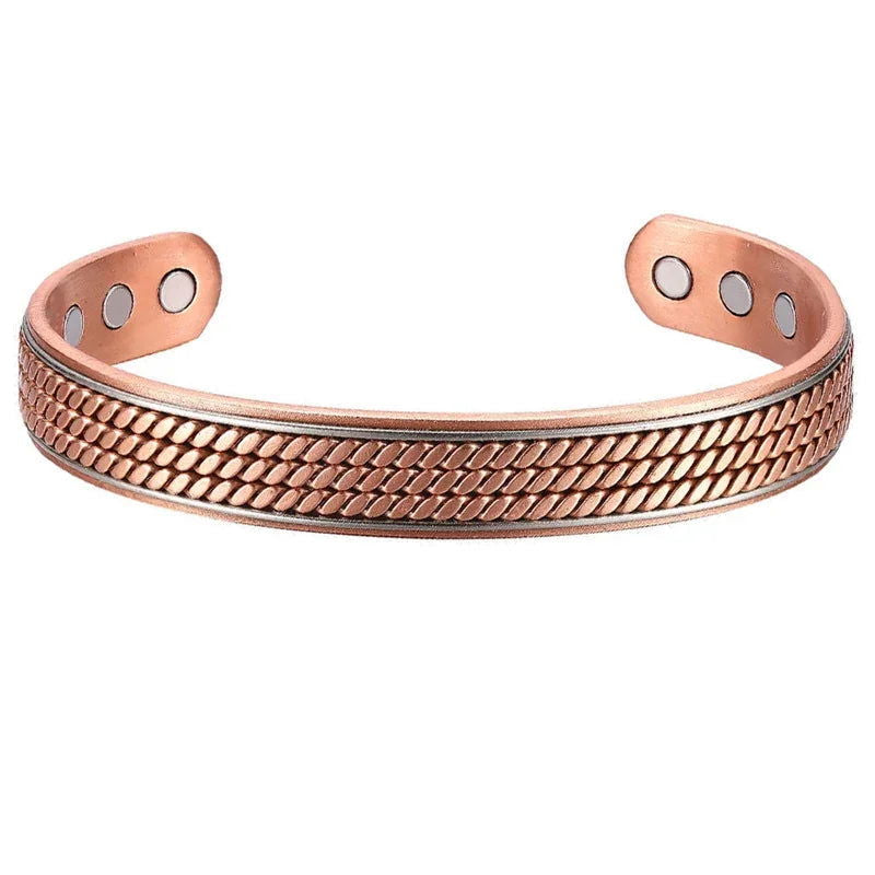 MESA HOME Pure Copper Magnetic Bracelet Cuff for Men and Women, Made from 99.9% Pure Copper. - Emesa Home