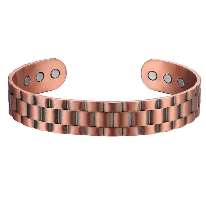 MESA HOME Pure Copper Magnetic Bracelet Cuff for Men and Women, Made from 99.9% Pure Copper. - Emesa Home