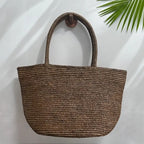 EMESA HOME 2026 Women’s Raffia Woven Tote Bag – Large Capacity Summer Shoulder Bag for Beach, Travel & Vacation