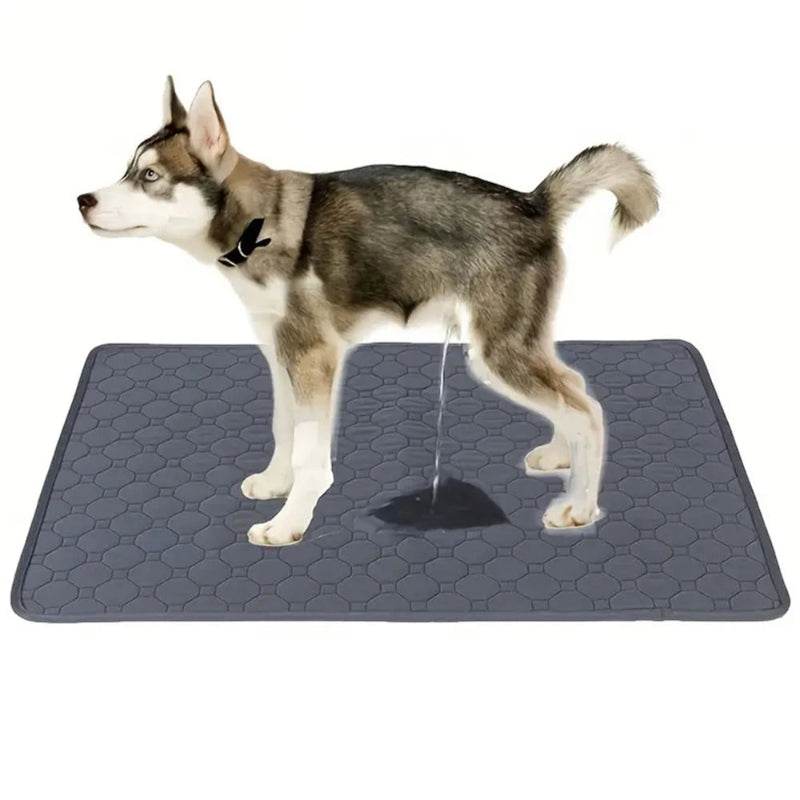 EMESA HOME Reusable Dog Pee Pad – Waterproof & Washable Pet Training Mat for Floor, Sofa, Car Seat & More Gray