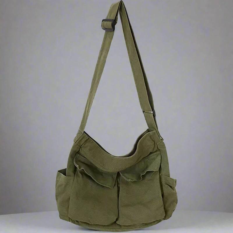 EMESA HOME Vintage Canvas Handbag Teen Shoulder Messenger Crossbody Tote Bag for Women - EMESA HOME™