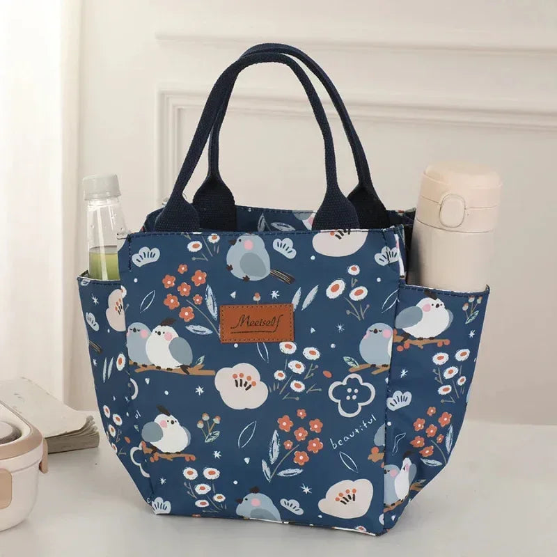 EMESA HOME Thermal Lunch Bag – Fashionable Bento Handbag for Office, Travel & Moms On-the-Go - EMESA HOME™