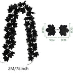 EMESA HOME 200CM Artificial Maple Leaf Garland Vine for Autumn Decor