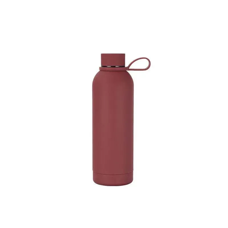 EMESA HOME Double Wall Stainless Steel Vacuum Bottle – Insulated Thermos Flask with Silicone Handle, Hot & Cold Travel Water Cup - EMESA HOME™