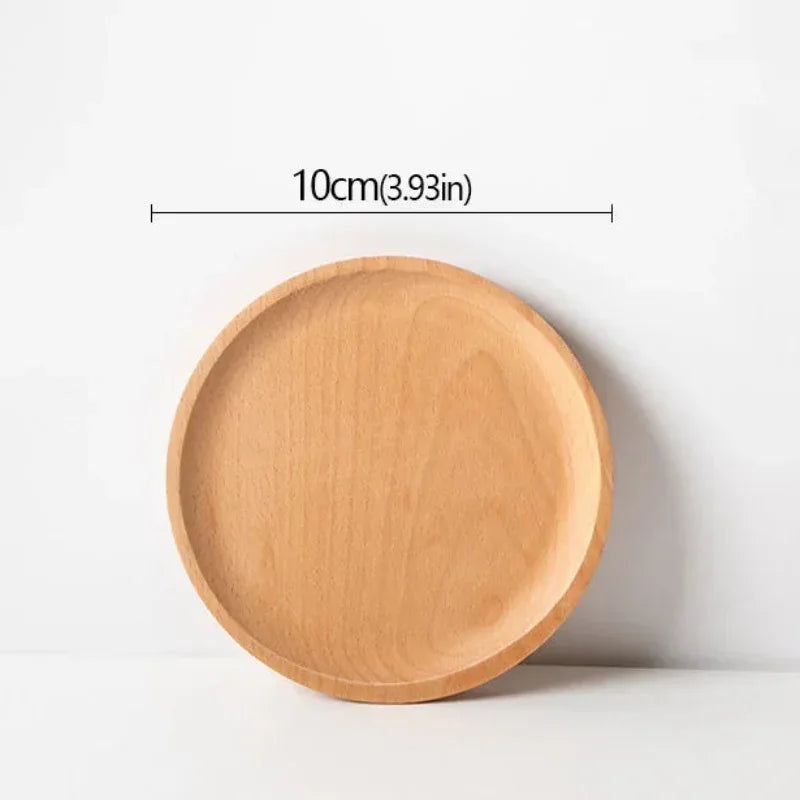 EMESA HOME Beech Wood Serving Plate – Oval Decorative Fruit Candy Dessert Tray Tableware - EMESA HOME™