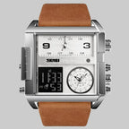 EMESA HOME Men Sports Watch – Quartz Movement 3 Time Military Style Digital Wristwatch - EMESA HOME™