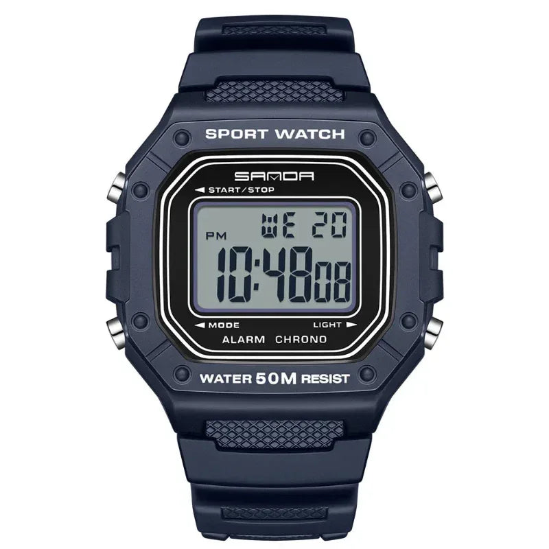 EMESA HOME Men's Military Sport Watch, Big Dial LED Digital Waterproof Wristwatch with Stopwatch Function - EMESA HOME™