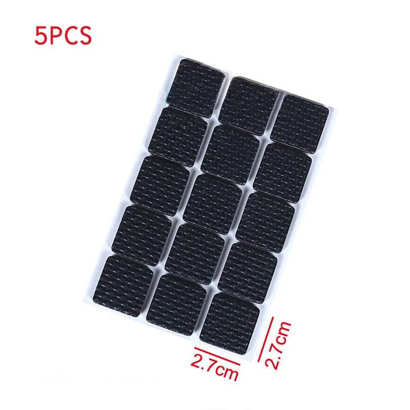 EMESA HOME Non-Slip Self-Adhesive Furniture Pads – EVA Round & Square Leg Protectors for Tables, Chairs, Sofas & Floors 5Set-5