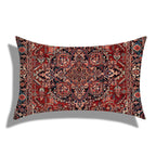 Decorative pillow with intricate pattern on a white background
