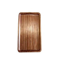 EMESA HOME Japanese-Style Solid Wood Food Tray – Round & Rectangle Dessert Plate, Snack, Fruit, Tea Saucer, Bread Serving Board - EMESA HOME™