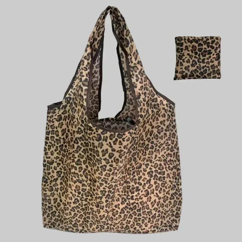 EMESA HOME Foldable Eco-Friendly Shopping Bag – Large Capacity Printed Tote for Travel and Grocery Use - EMESA HOME™