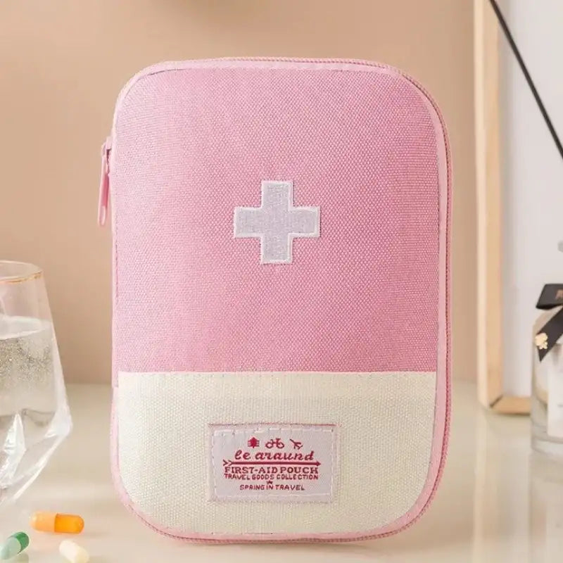 EMESA HOME Portable Medicine Pouch – Travel First Aid Kit & Household Medical Storage Organizer