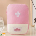 EMESA HOME Portable Medicine Pouch – Travel First Aid Kit & Household Medical Storage Organizer