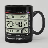 EMESA HOME 3D Time Pattern Ceramic Mug – Creative Coffee & Tea Cup, Stylish Drinkware Gift - product image
