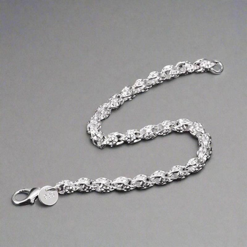 EMESA HOME 925 Sterling Silver Chain Solid Bracelet for Women& Men's Charm Party Gift Wedding Fashion Jewelry - EMESA HOME™