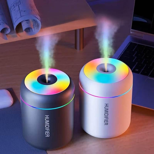 EMESA HOME 180ML Mini USB Air Humidifier & Aroma Diffuser with LED Light for Car, Home, Bedroom - EMESA HOME™