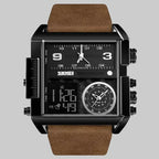 EMESA HOME Men Sports Watch – Quartz Movement 3 Time Military Style Digital Wristwatch - EMESA HOME™