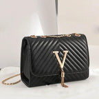 EMESA HOME Women’s Luxury Handbag – Small PU Leather Crossbody Shoulder Bag with Sequins, Casual & Elegant Purse - EMESA HOME™