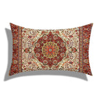 EMESA HOME Moroccan Geometric Short Plush Rectangular Cushion Cover