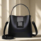 EMESA HOME Versatile Leather Bucket Tote for Women | Trendy Large Capacity Shoulder & Crossbody Handbag - EMESA HOME™