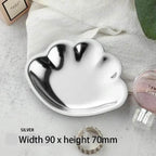 EMESA HOME Gold & Silver Stainless Steel Water Drop-Shaped Cosmetics, Jewelry & Dining Tray – Multi-Functional Home Storage Container - EMESA HOME™