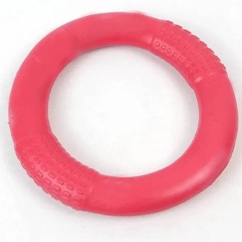 EMESA HOME EVA Dog Training Ring – Durable Interactive Puller & Flying Disk Toy for Active Dogs, Lightweight & Bite-Resistant 1pc Red