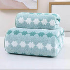 EMESA HOME Bamboo Charcoal Coral Velvet Bath Towel – Thickened, Super Absorbent & Quick-Drying for Bathroom Use - EMESA HOME™