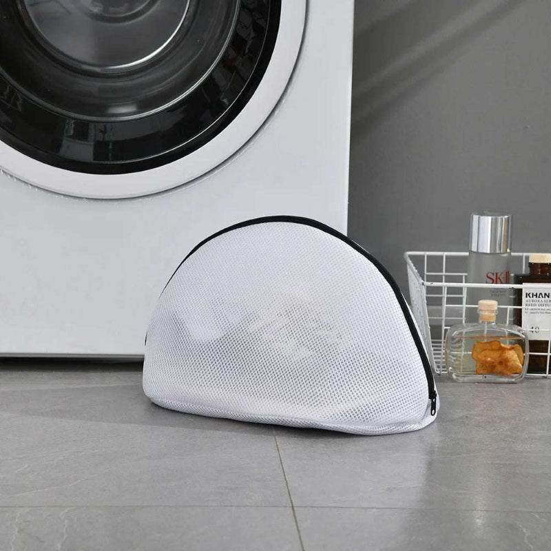 EMESA HOME Washing Machine Shoe Laundry Bag – Large Net Bag for Shoes, Underwear, Socks, Anti-deformation Clothes Organizer white