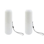 EMESA HOME Portable Toothbrush & Toothpaste Holder – Travel Toiletries Storage Case for Camping, Bathroom, and Daily Use - EMESA HOME™