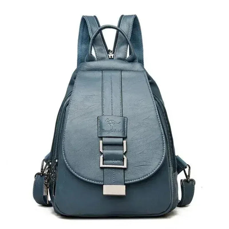EMESA HOME Women’s PU Leather Backpack – Vintage School Travel Backpack for Girls and Ladies - EMESA HOME™