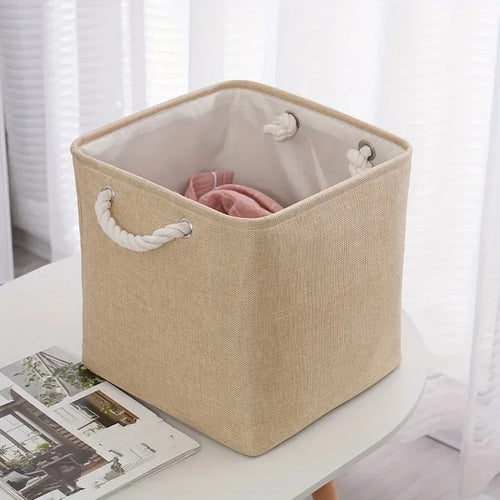 EMESA HOME Portable Fabric Clothing Storage Box – Dust-Proof Organizer for Clothes & Toys - Emesa Home