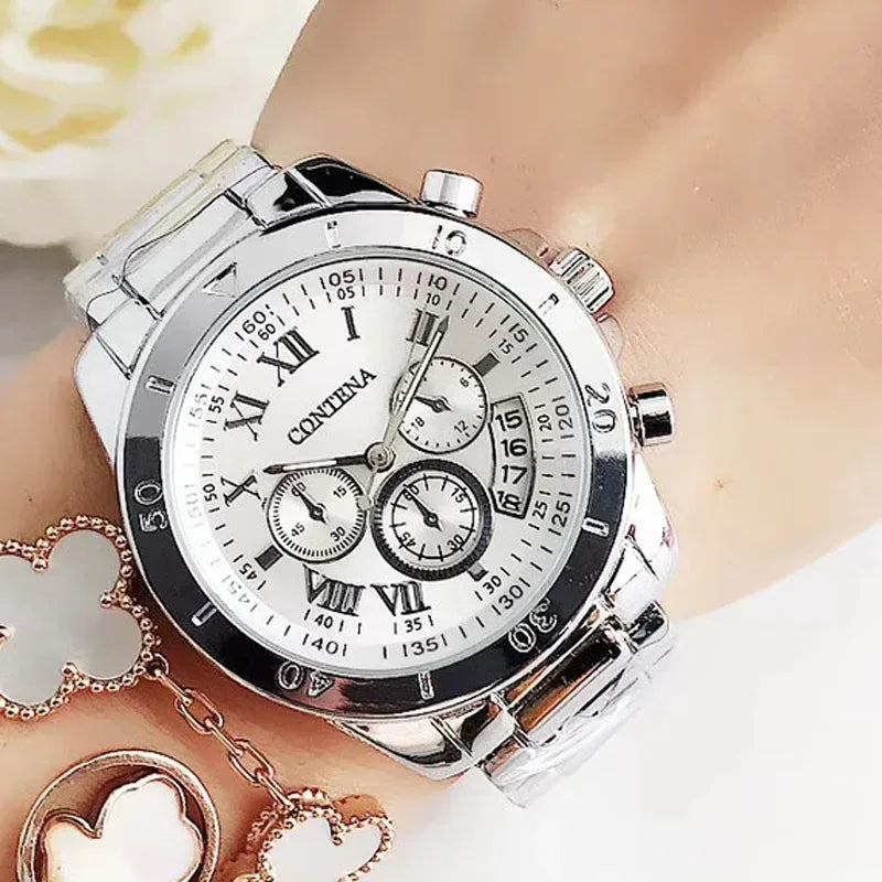 EMESA HOME Luxury Women’s Quartz Watch – Creative Steel Bracelet Fashion Watch - EMESA HOME™
