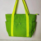 EMESA HOME Large Canvas Tote Bag – For Work, Commuting, College Style, Student Outfit, Book, and Shoulder Carrying - EMESA HOME™