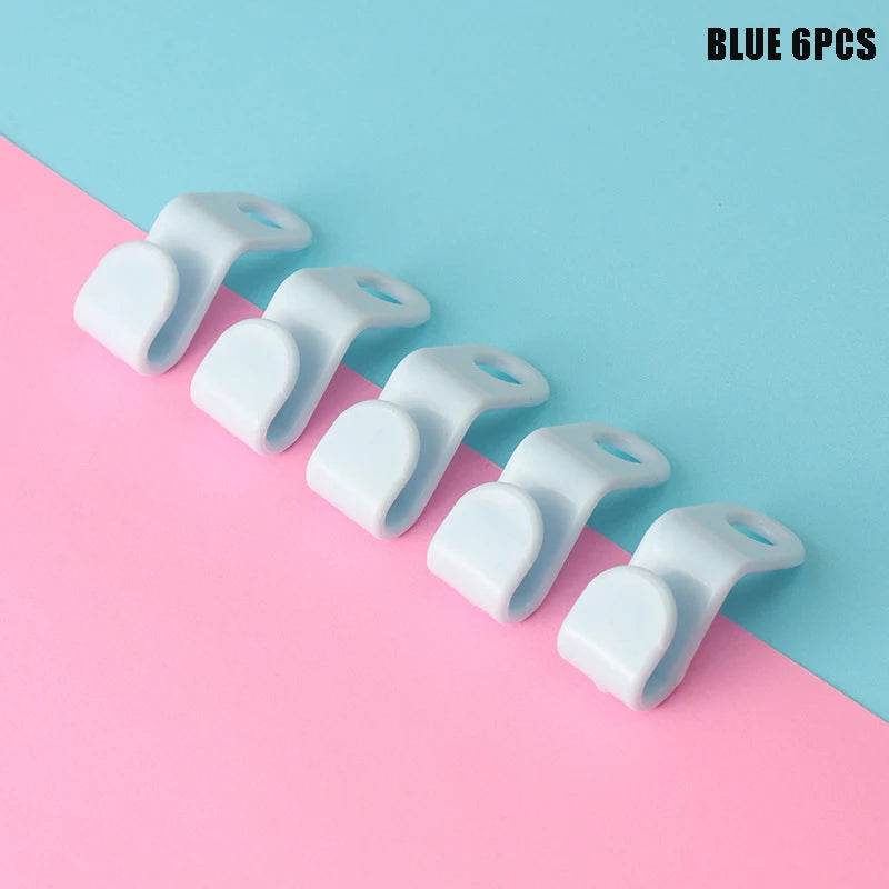 EMESA HOME Multi-Function Wardrobe Organizer – Space-Saving Closet Hanger Hooks & Stackable Rack for Clothes Storage 6 pcs 1