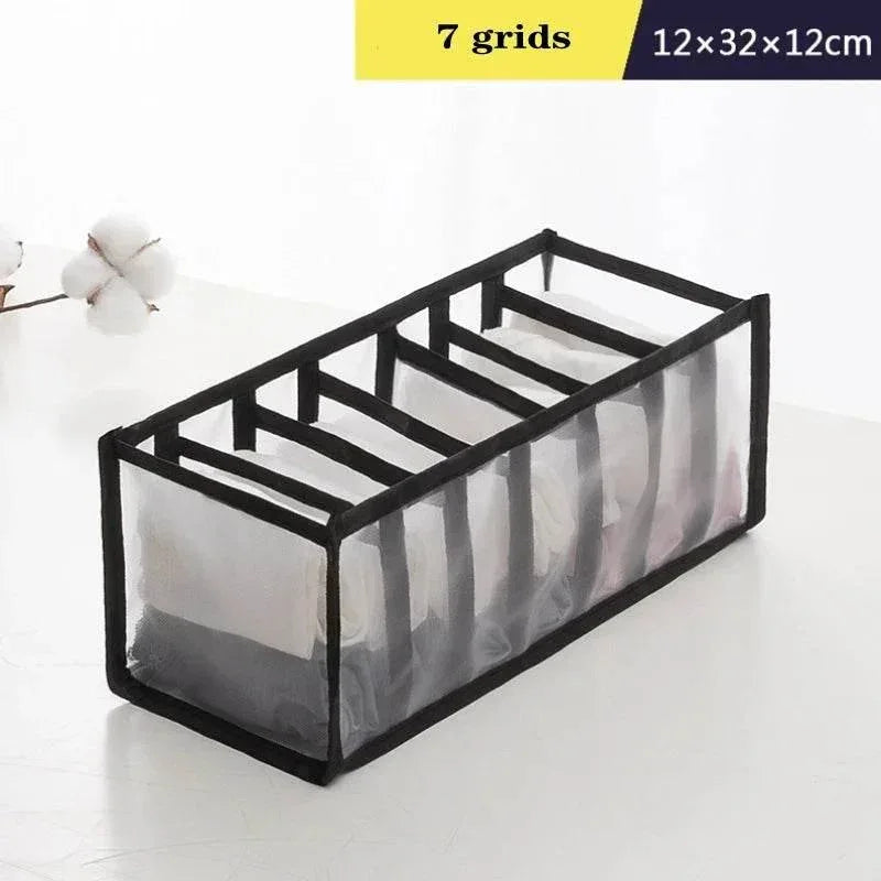EMESA HOME Organizer for Panties, Socks, Bras, and Jeans - Foldable Wardrobe Storage Divider Box for Underwear and Clothes - EMESA HOME™