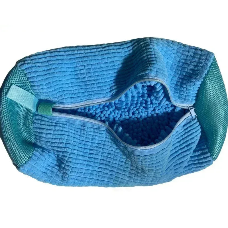 EMESA HOME Shoe Washing Machine Bag & Cleaning Brush Set – Durable Laundry Shoe Protector with Soft Bristle Brush - EMESA HOME™