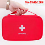 EMESA HOME Portable Medicine Pouch – Travel First Aid Kit & Household Medical Storage Organizer