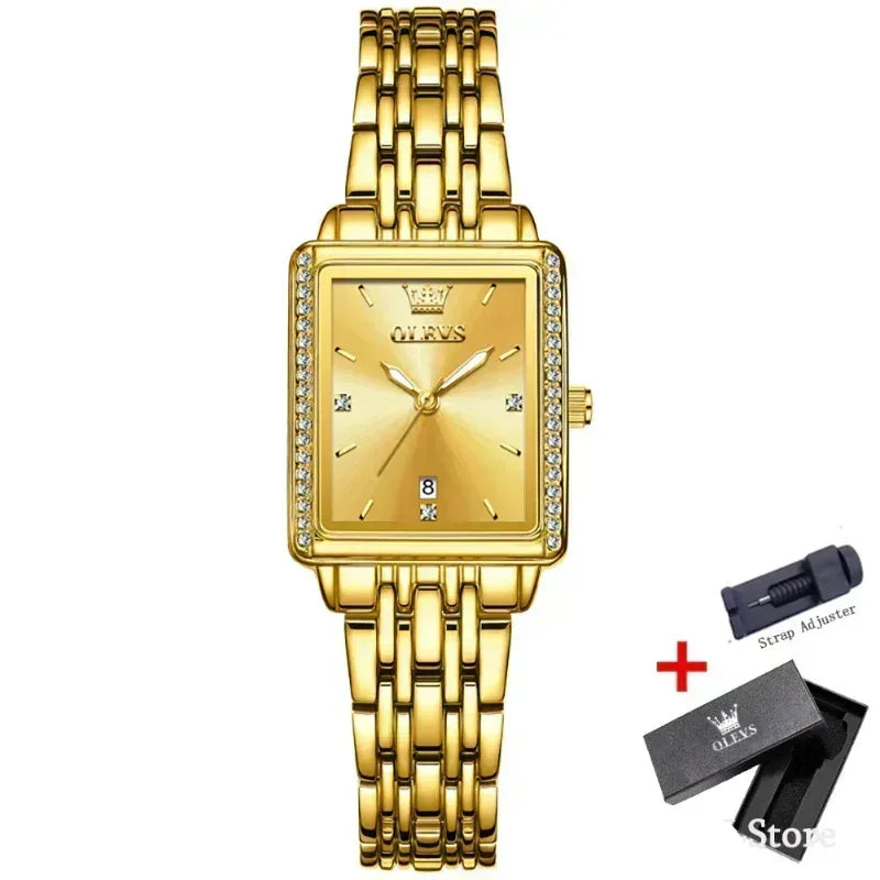 EMESA HOME Elegant Quartz Women’s Wristwatch – Luxury Waterproof Luminous Date Watch - EMESA HOME™