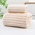 EMESA HOME Bamboo Charcoal Coral Velvet Bath Towel – Thickened, Super Absorbent & Quick-Drying for Bathroom Use - EMESA HOME™