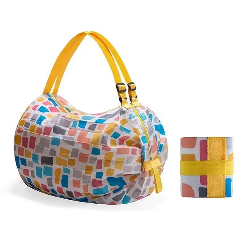 EMESA HOME Foldable Storage Bag With Handle Portable Travel Camouflage Handbags Large Capacity Shopping Bag - EMESA HOME™