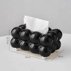 EMESA HOME Cloud Design Tissue Box – Decorative Napkin Holder, Desktop Organizer & Kitchen Paper Case Ornament - EMESA HOME™