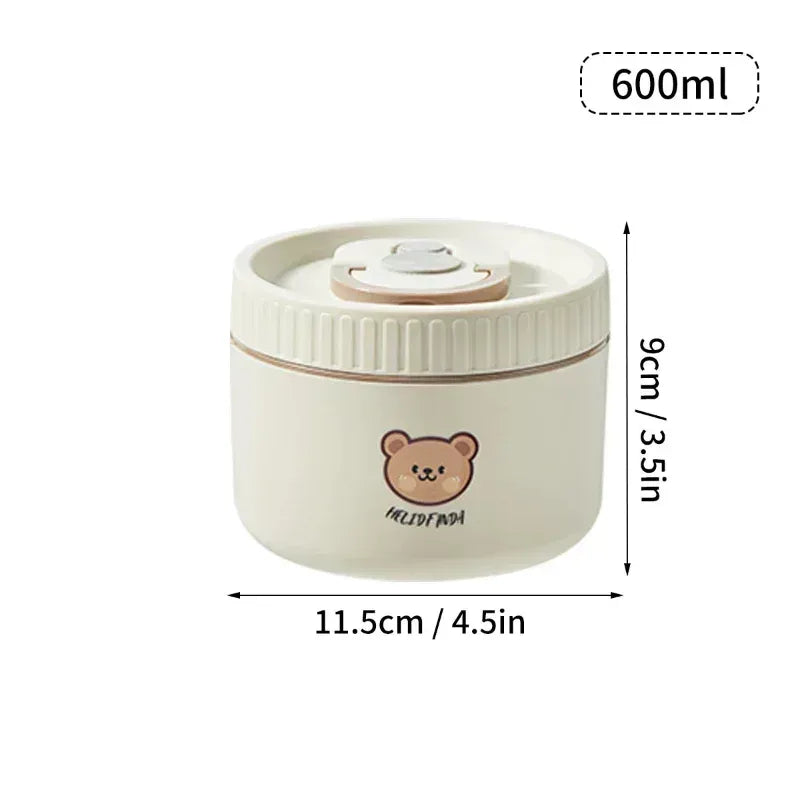 EMESA HOME Microwave Sealed Thermal Bento Lunch Box – 304 Stainless Steel Insulated Food Container - EMESA HOME™